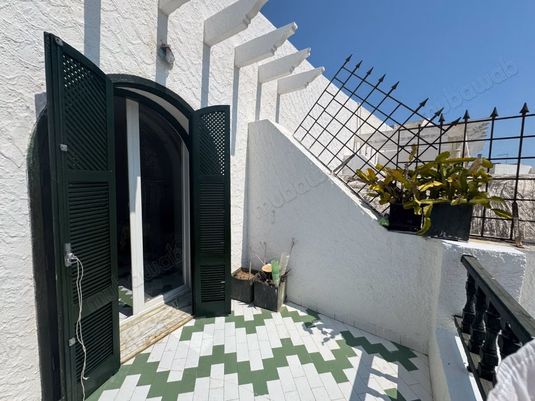 Studio à louer avec vue fontaine a port kantaoui