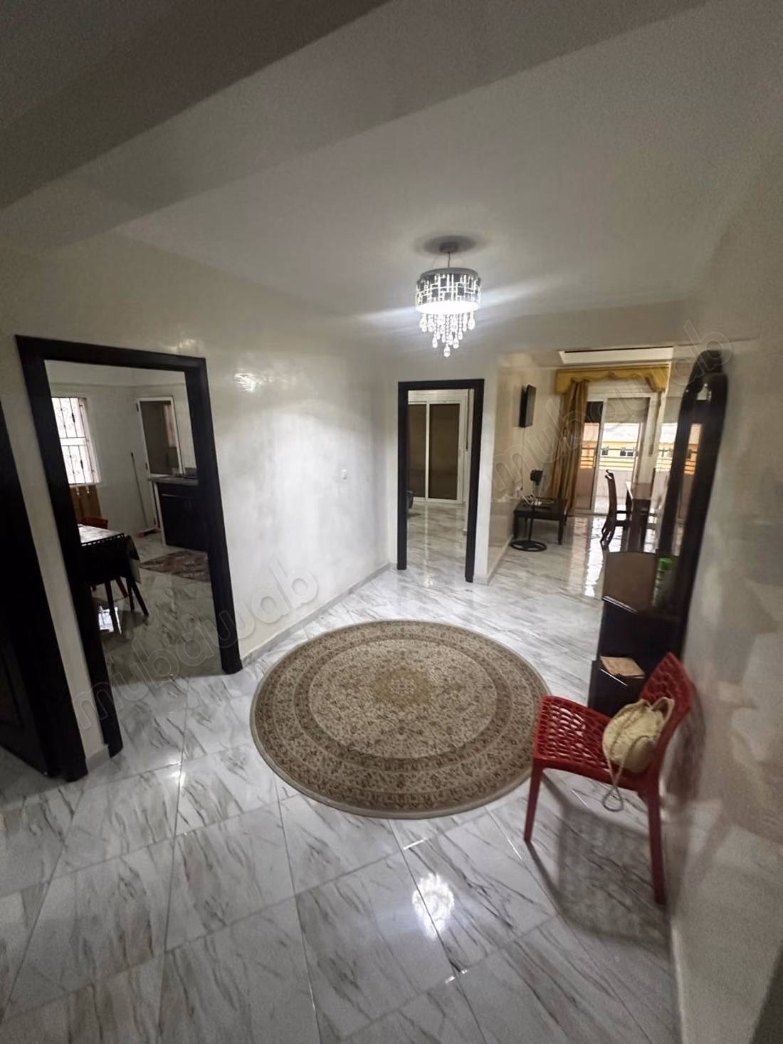 Appartement meublé 115m2terrasse Aswak assalam