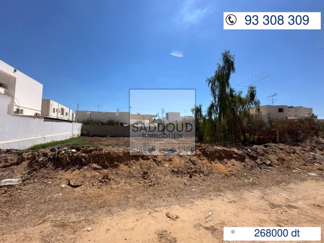 Land 446m for sale – Route Aïn km 3.5