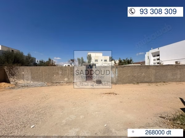 Land 446m for sale – Route Aïn km 3.5