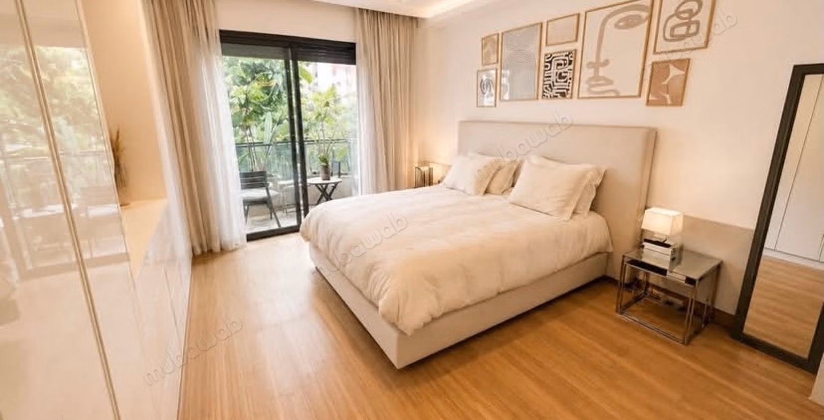 Superbe appartement meuble de 3ch à Gauthier à louer