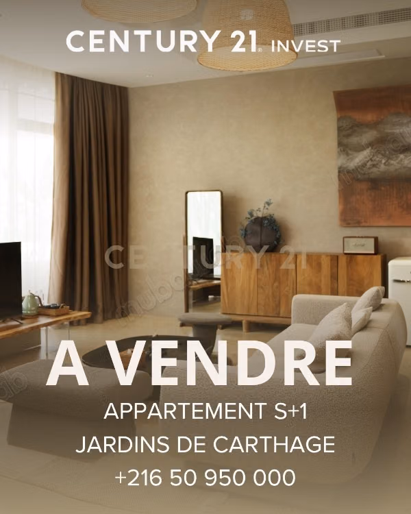 A vendre: Appartement S1 neuf promoteur aux J. C