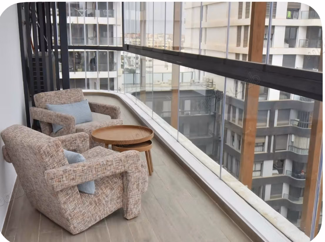Alquile este apartamento en Casablanca Finance City. Superficie total 65 m². Bien amueblado