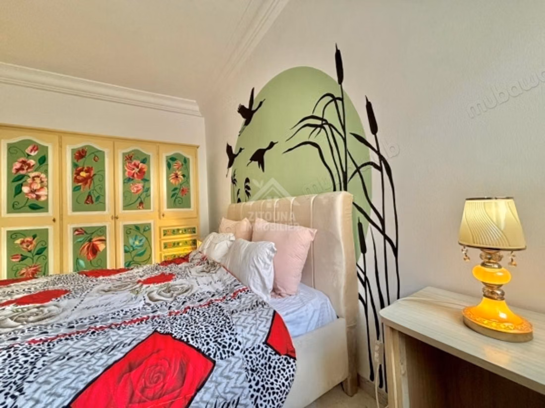 For rent a furnished apartment in La Marsa Ville