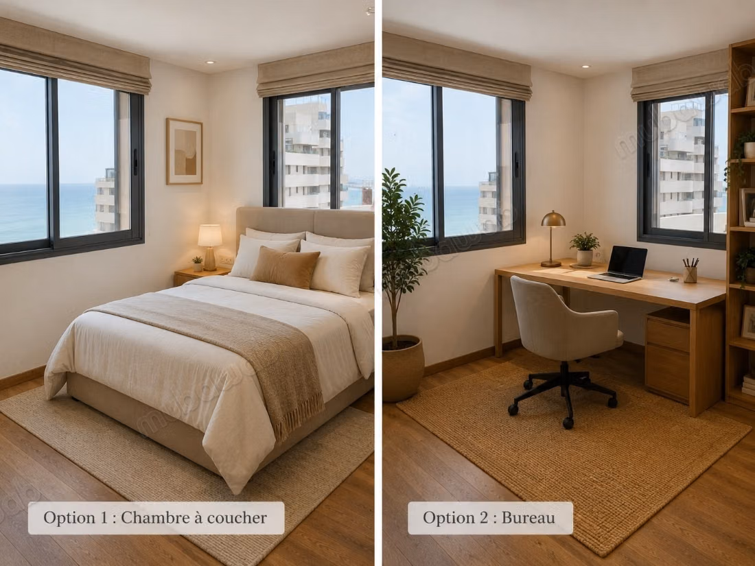 Marina – Penthouse duplex meublé à la location