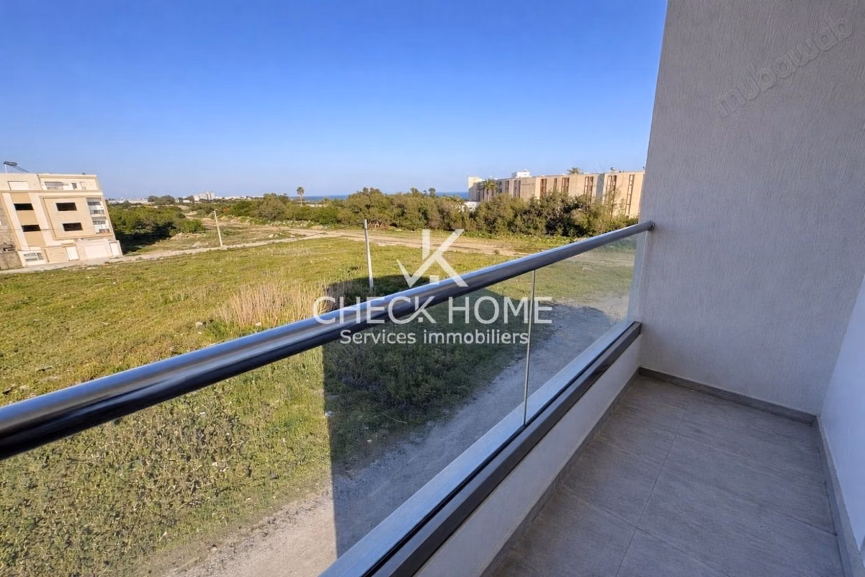 Location jusqu'à juin Appartement S2 à lido Nabeul