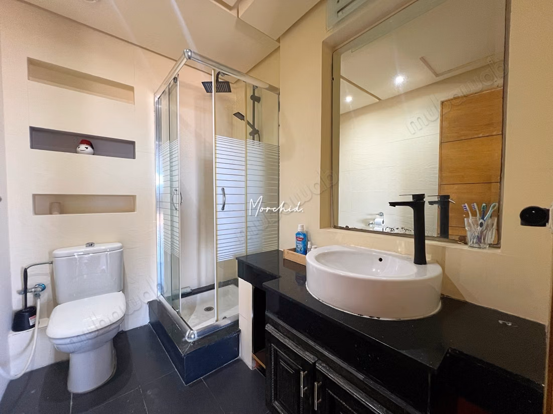 Ain diab, casablanca appartement meuble Vue mer