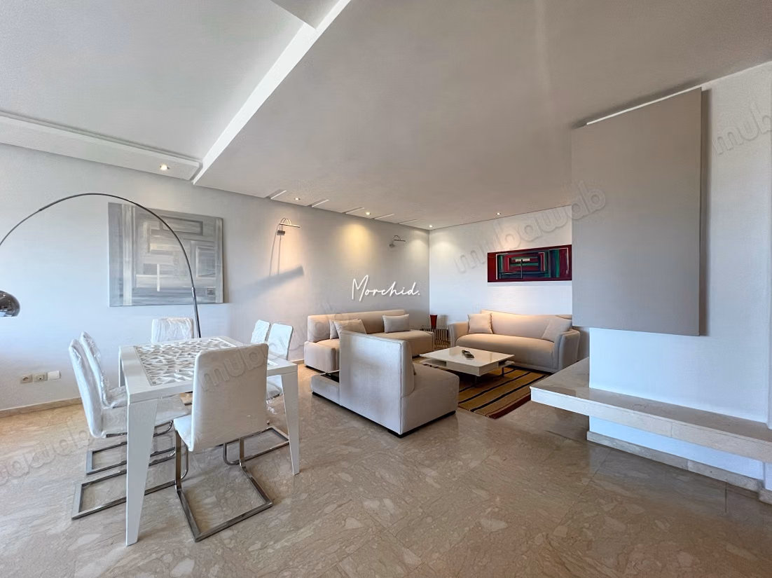 Ain diab, casablanca appartement meuble Vue mer