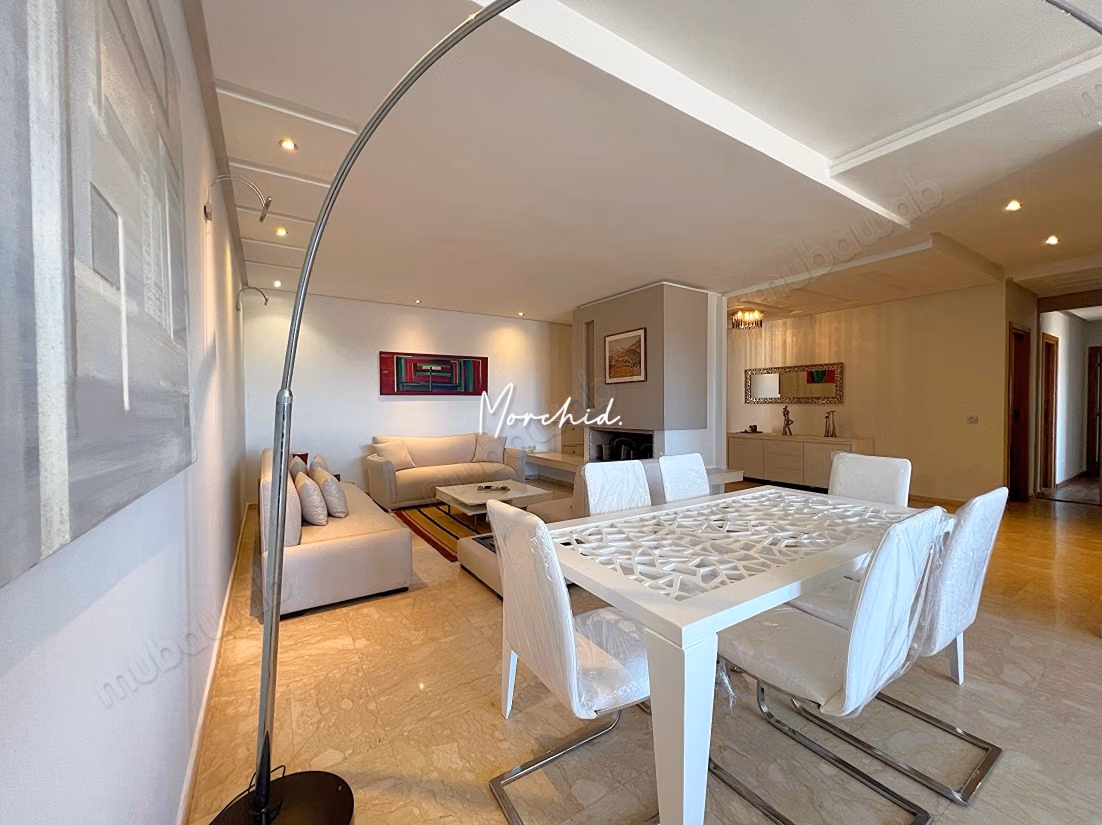 Ain diab, casablanca appartement meuble Vue mer