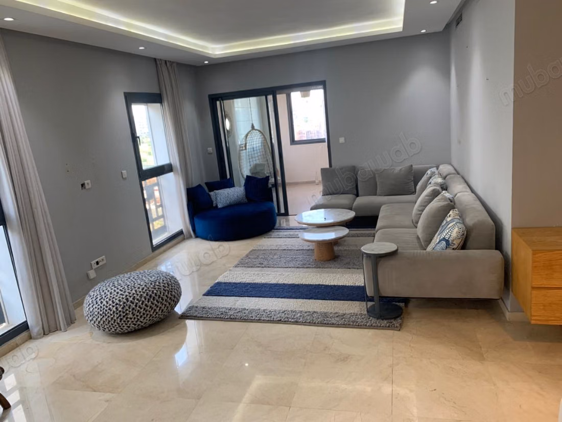 Stunning apartment for rent in Casablanca Finance City. 3 comfortable rooms. Furnished
