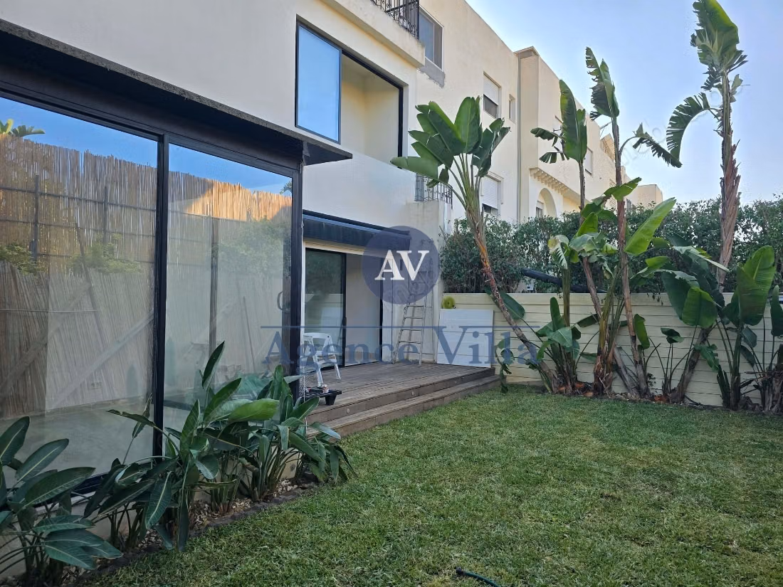 In affitto un duplex S2 con giardino a La Soukra