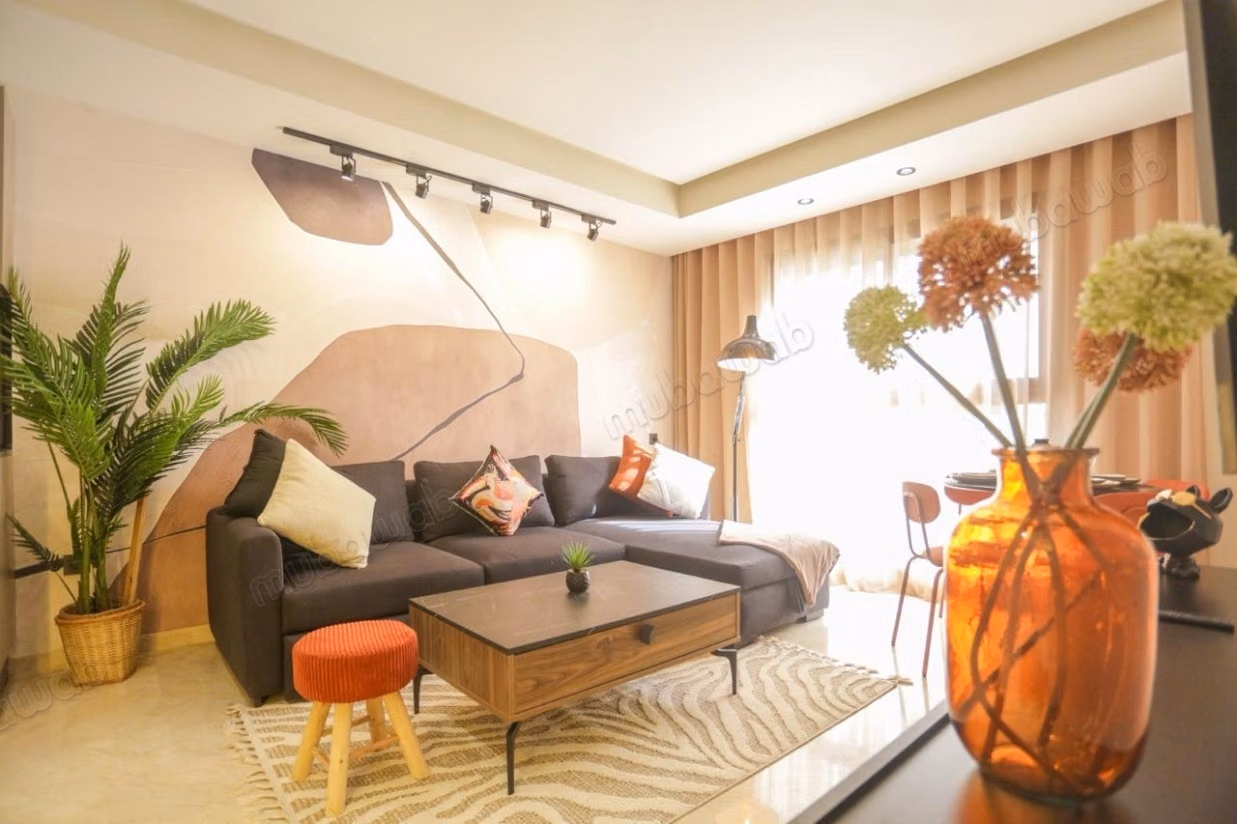 Appartamento in affitto a Maârif. Superficie di 50 m². Porta blindata e residenza sicura