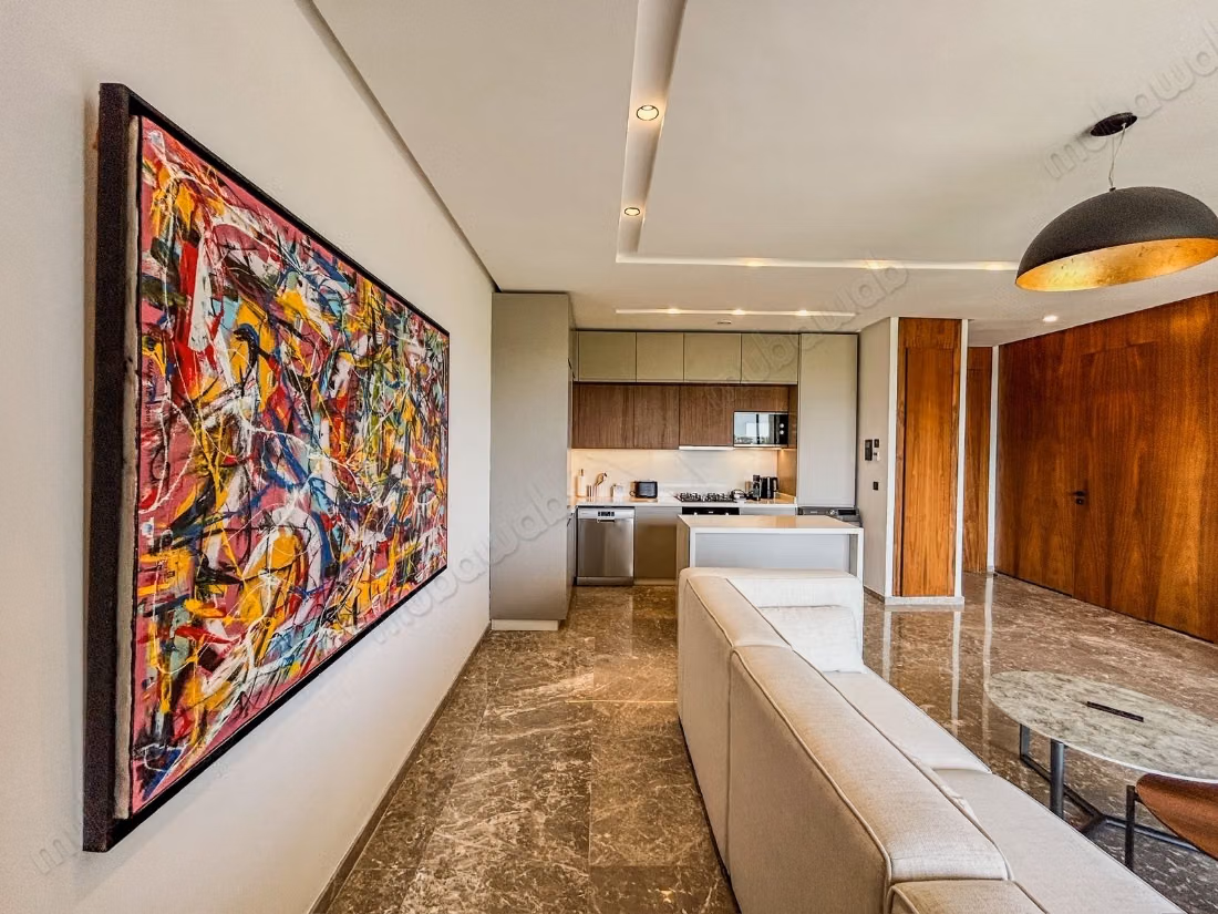 Alquila este apartamento en Casablanca Finance City. 1 Habitacióne. Amueblado