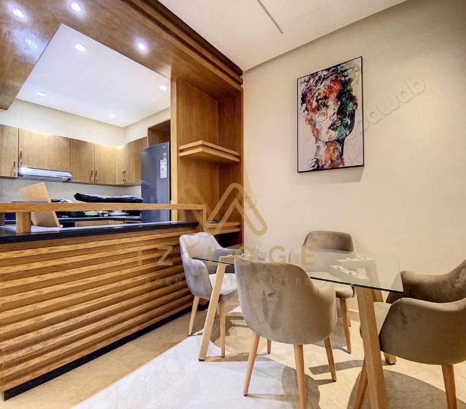 Bel apartamento en alquiler en Casablanca Finance City. 2 habitaciones. Bien amueblado