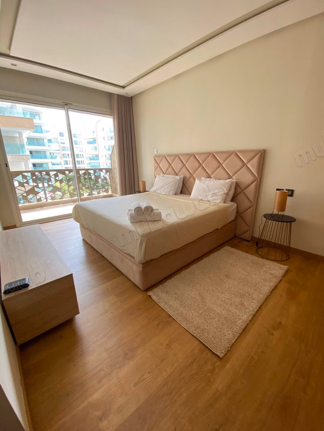 Très bel appartement en location à Casablanca Finance City. 
2 chambres agréables