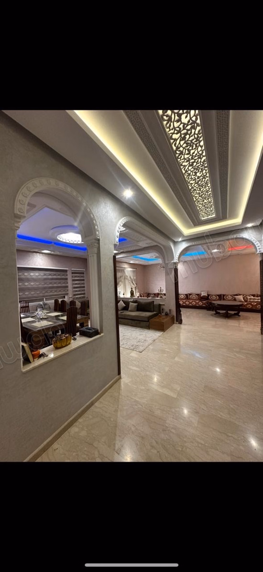 Magnifique villa à louer à Route Casablanca. 
7 pièces. 
Bien meublé