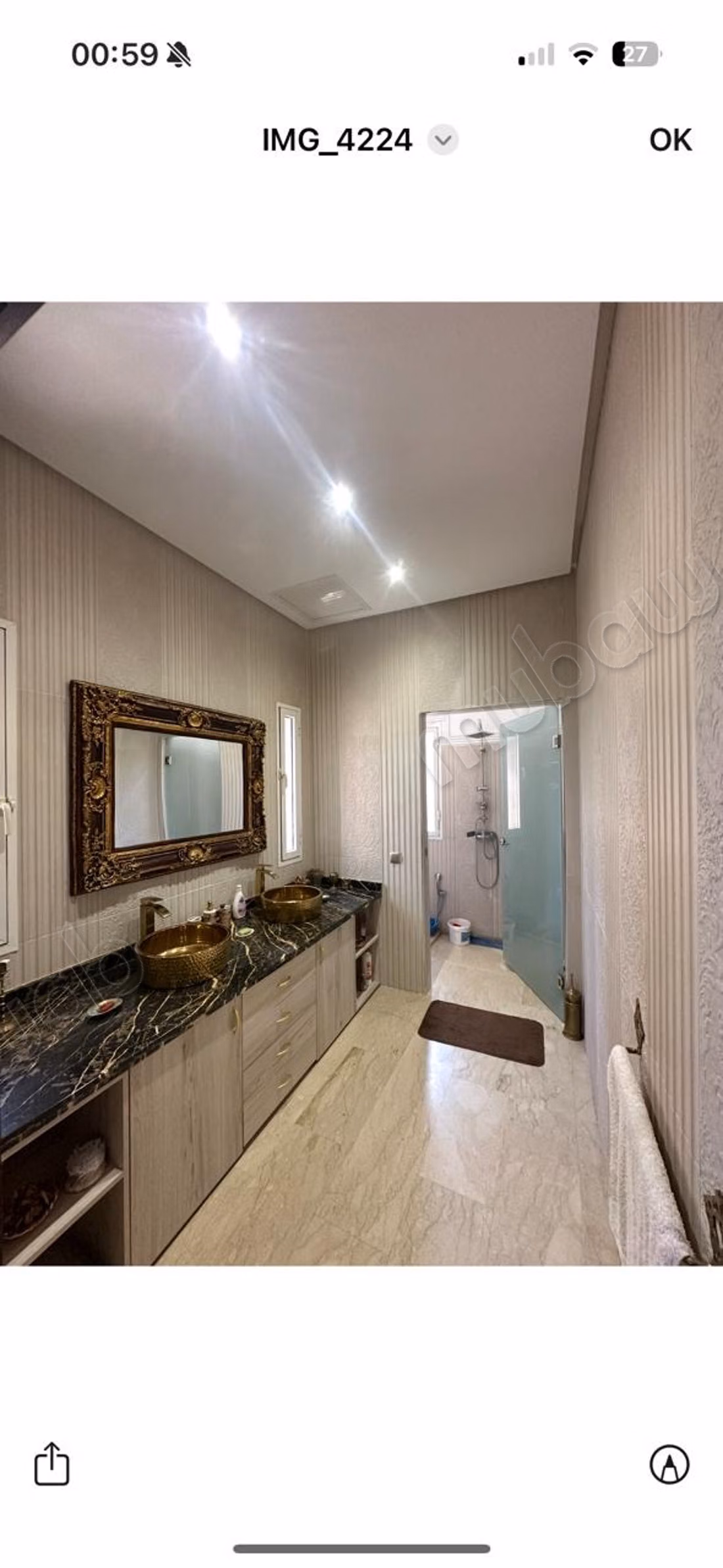 Magnifique villa à louer à Route Casablanca. 
7 pièces. 
Bien meublé