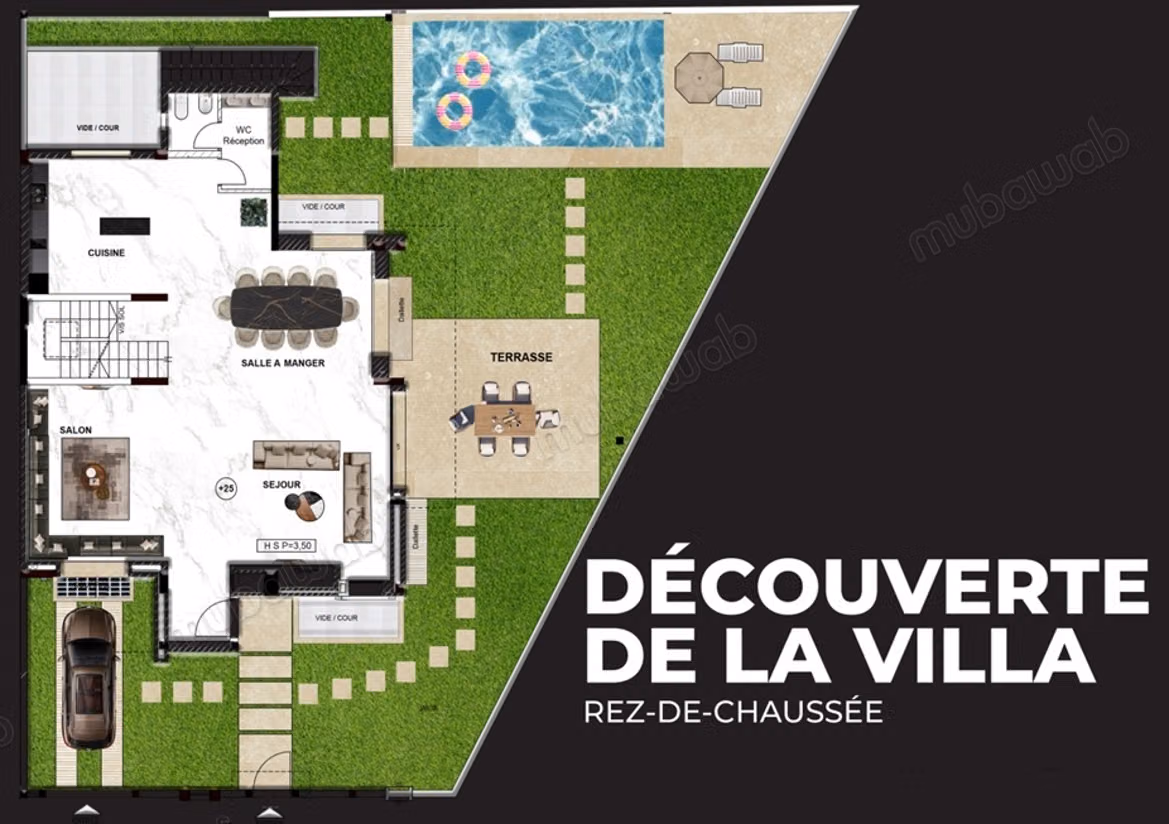 Suntuosa casa en venta en Route Immouzer. Área total 492 m²