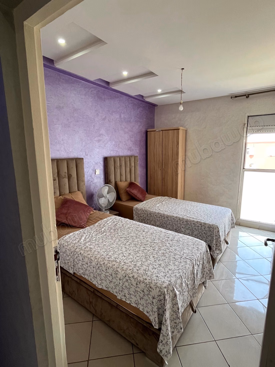 Appartement de vacances à louer à Hay Salam. 2 chambres. Salon Marocain, sécurité