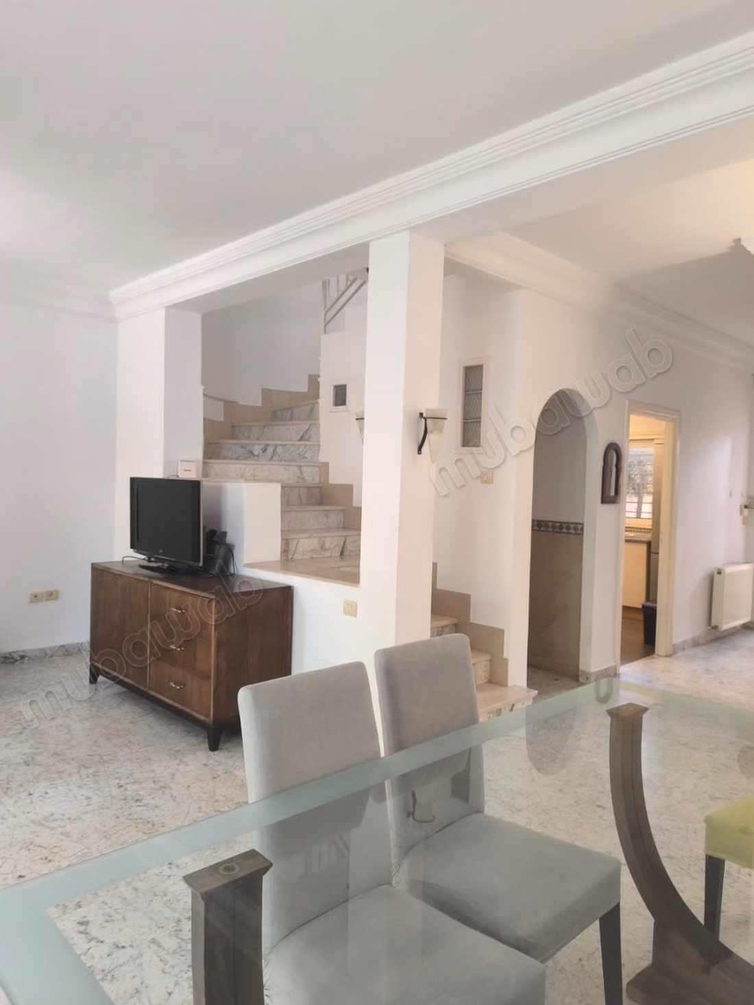 Villa de haut standing à louer à La Marsa Ville. 3 chambres. Meublé