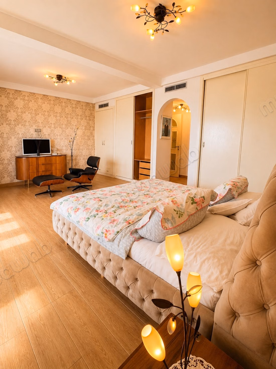 L'appartement à loué meublé entièrement rénové