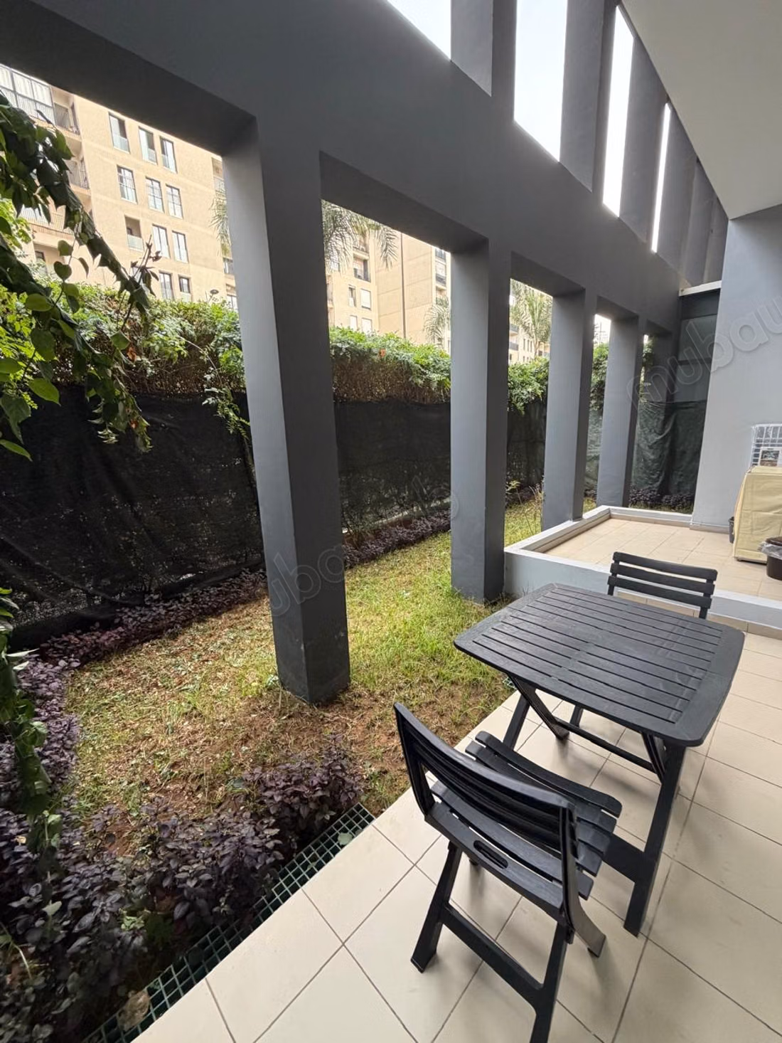 Appartement meublé neuf avec jardin à prestigia