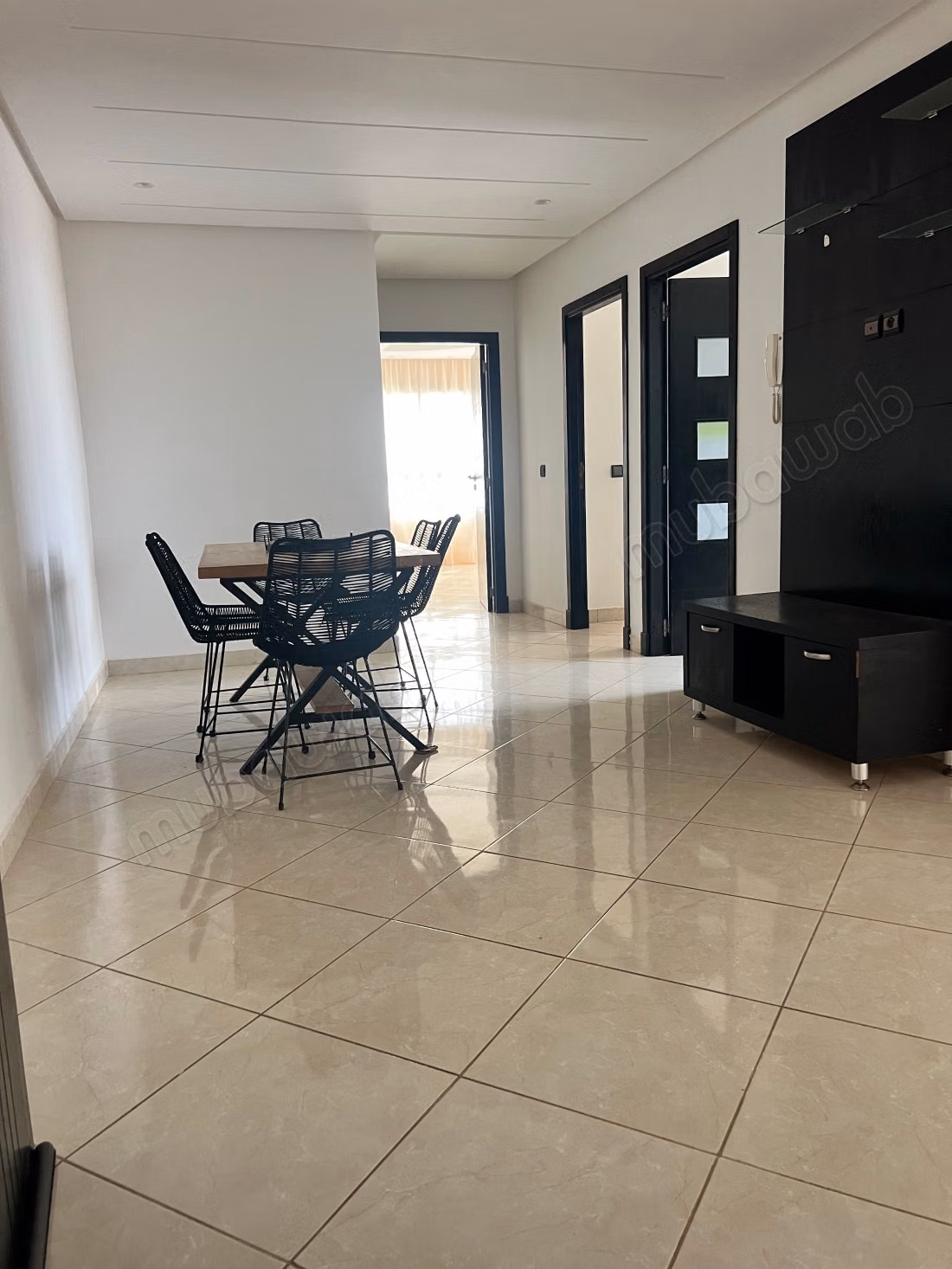Appartement à louer à Sala el Jadida. Superficie 1000 m². Bien meublé