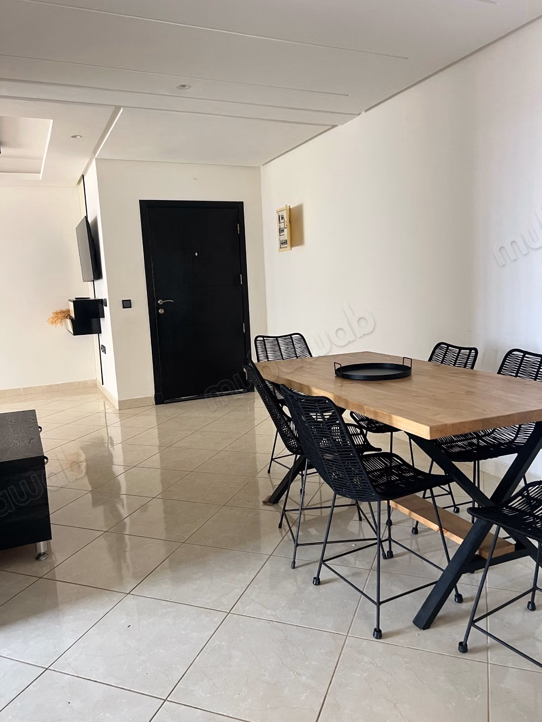 Appartement à louer à Sala el Jadida. Superficie 1000 m². Bien meublé