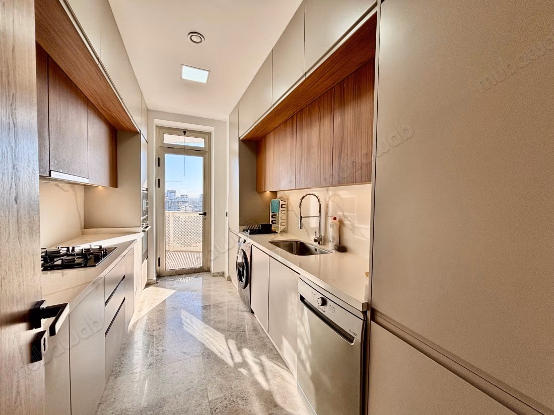 Appartement deux chambres meuble avec vue sur parc
