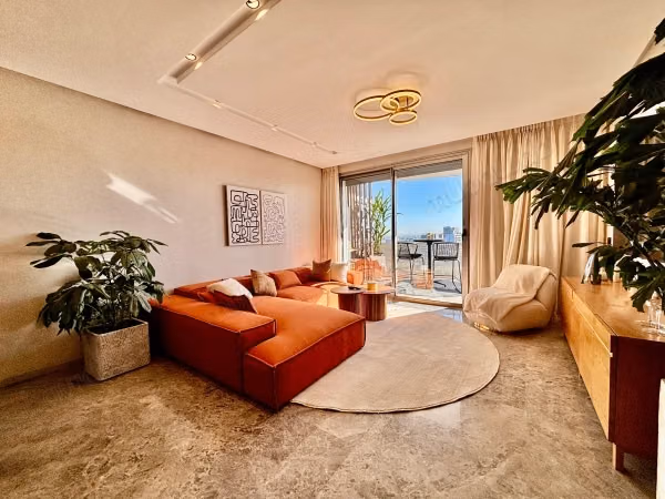 Appartement deux chambres meuble avec vue sur parc