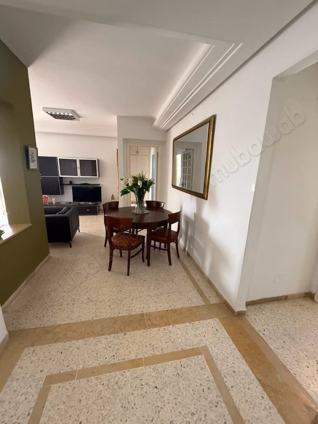 Apartment for rent in Bizerte City Center. Area of 120 sqm. Well furnished