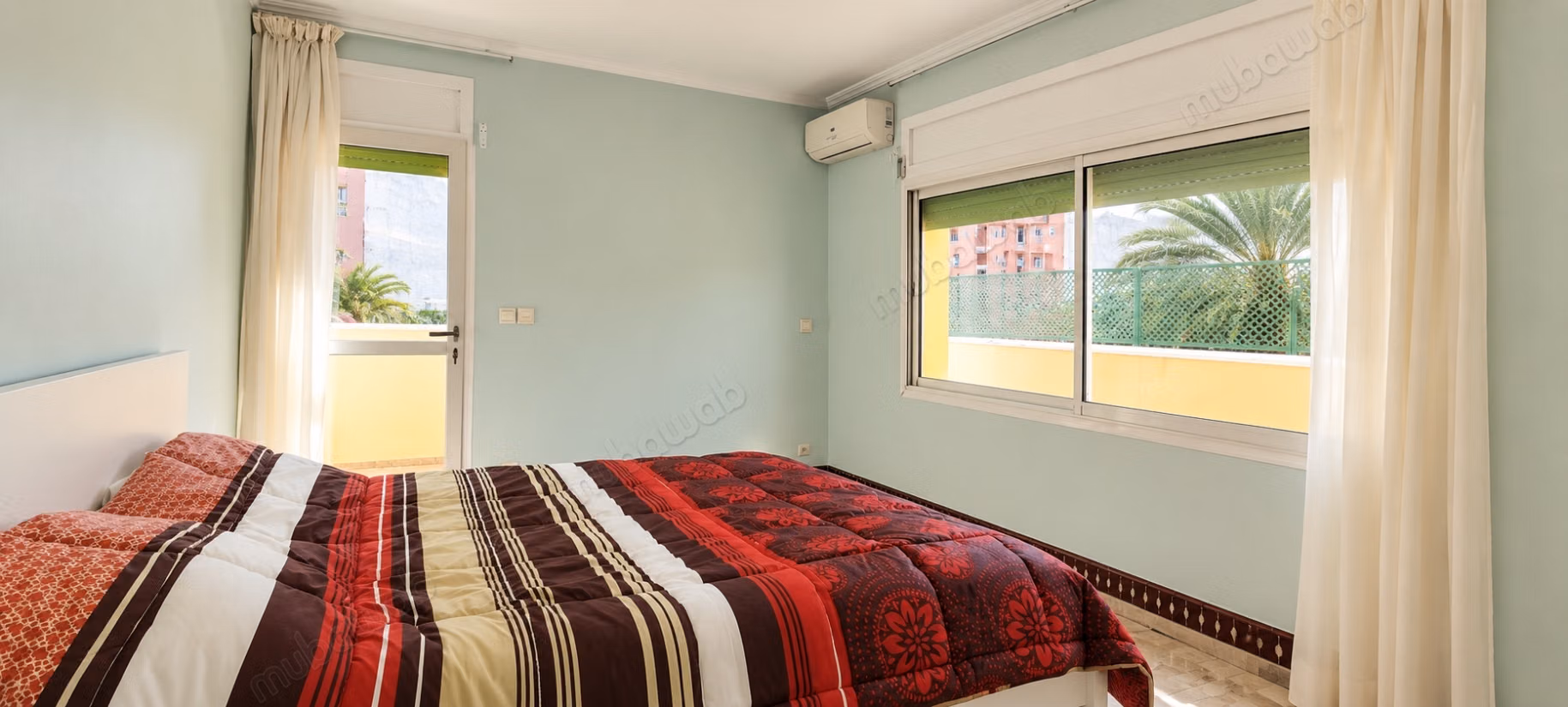 Appartamento con 1 camera da letto con balcone in affitto a Guéliz