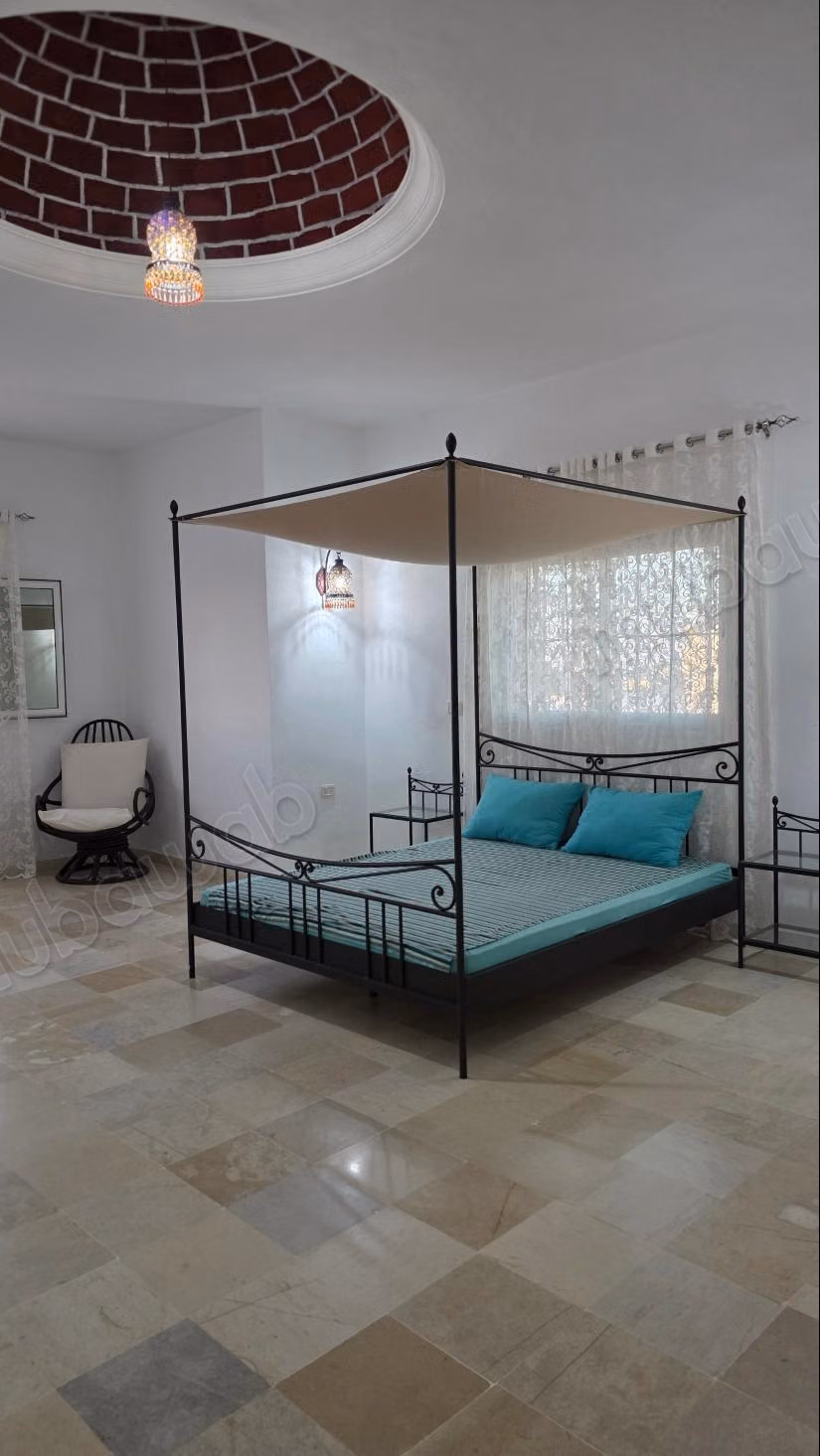 Villa de luxe à louer à Midoun. Surface totale 1000 m². Meublé