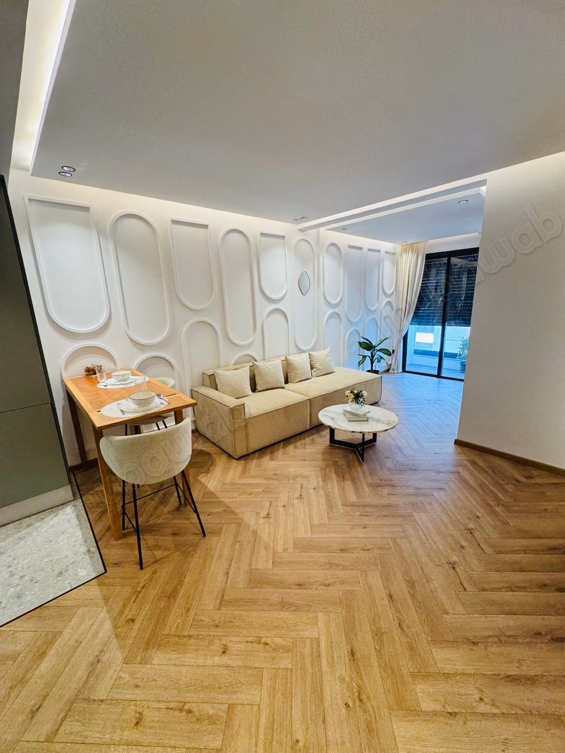 Vendre appartement à Casablanca Finance City. Surface de 53 m². Meublé