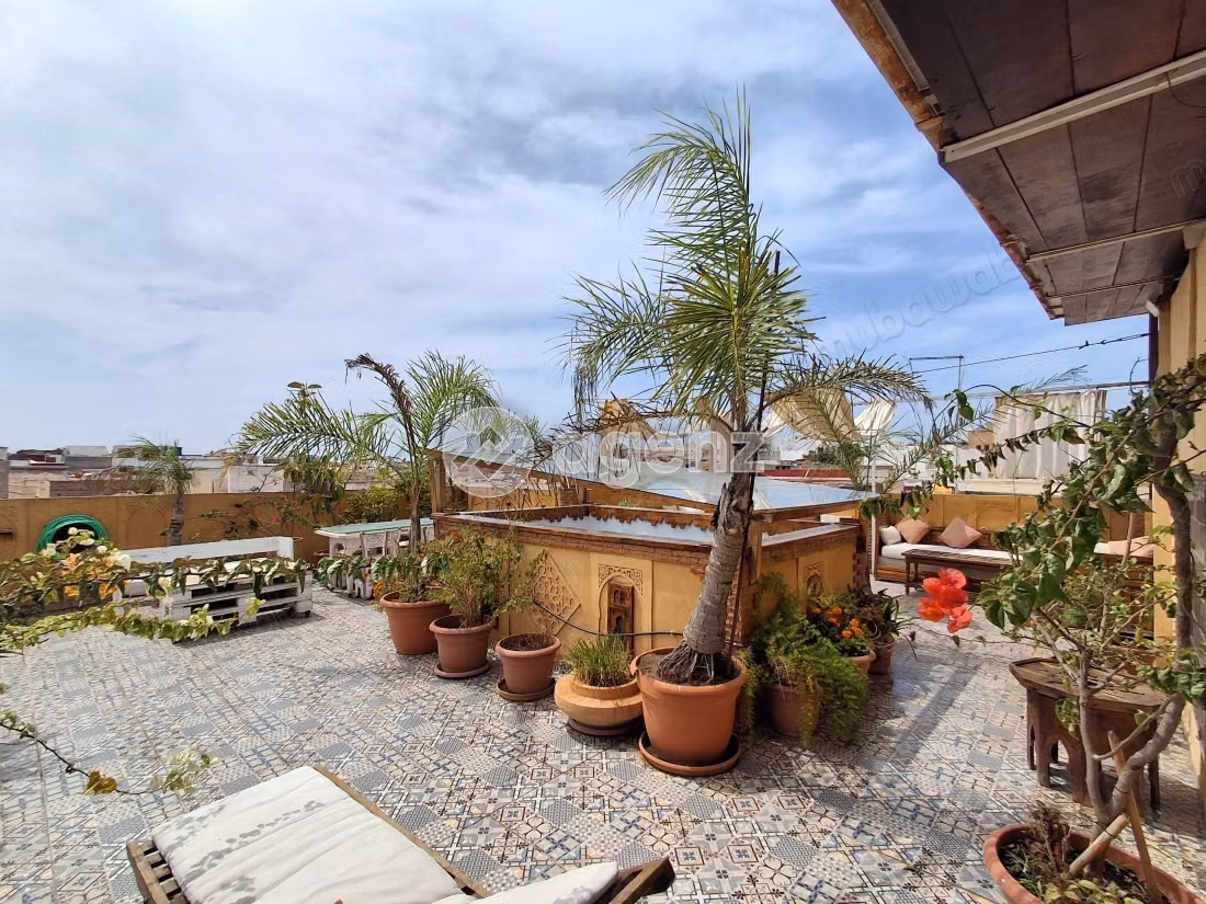 Riad à vendre 132 m², 7 chambres Bab Chaafa Salé