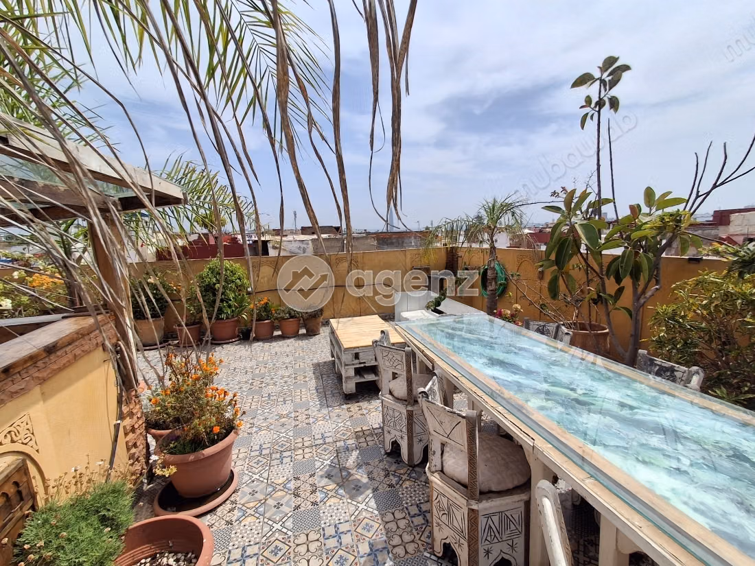 Riad à vendre 132 m², 7 chambres Bab Chaafa Salé