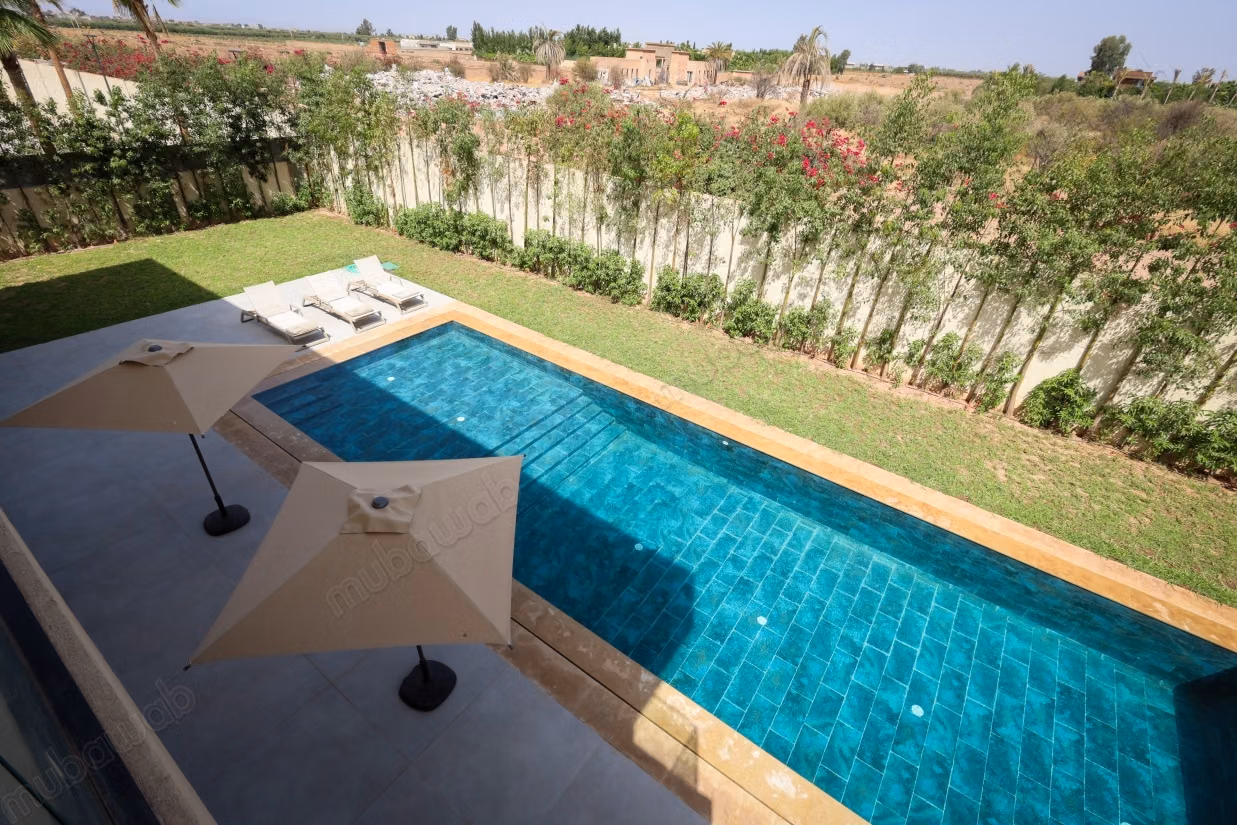 Belle villa grand jardin piscine km7 Rte ourika