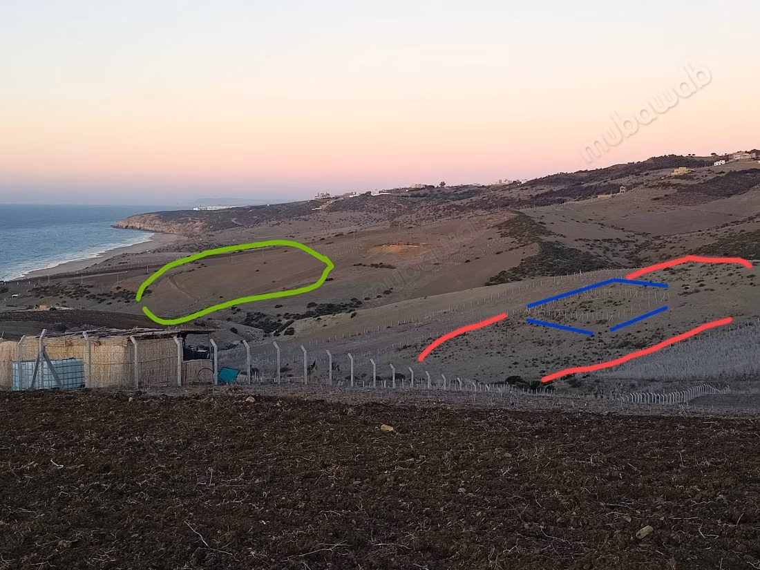 Achat de terrain à Asilah. Superficie 1200 m²