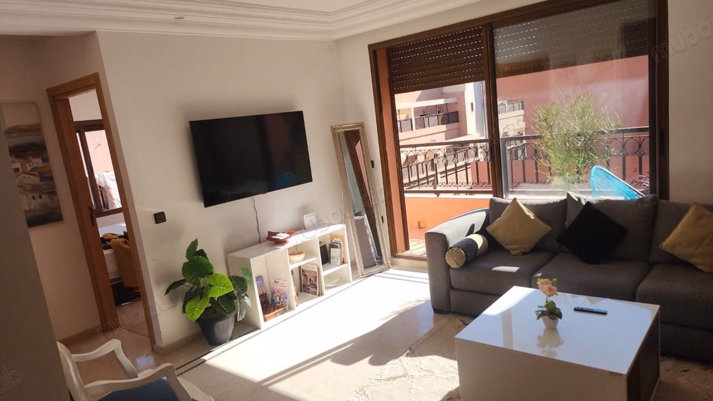 Appartamento con 2 camere da letto in affitto a Hivernage