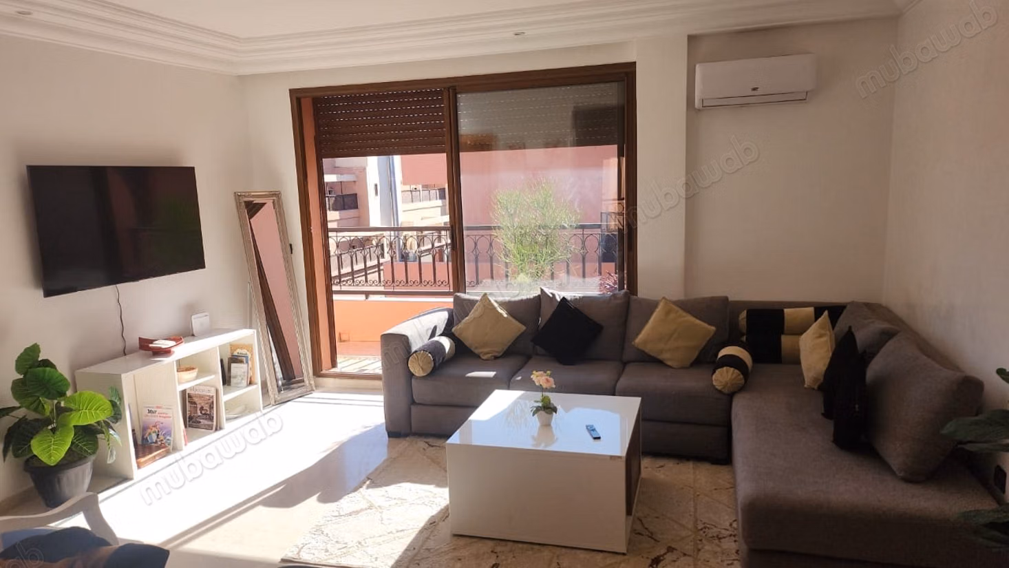 Appartamento con 2 camere da letto in affitto a Hivernage