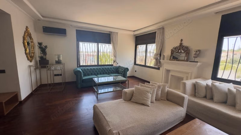 Gemeubeld appartement van 140 m² in Hay RIAD RABAT