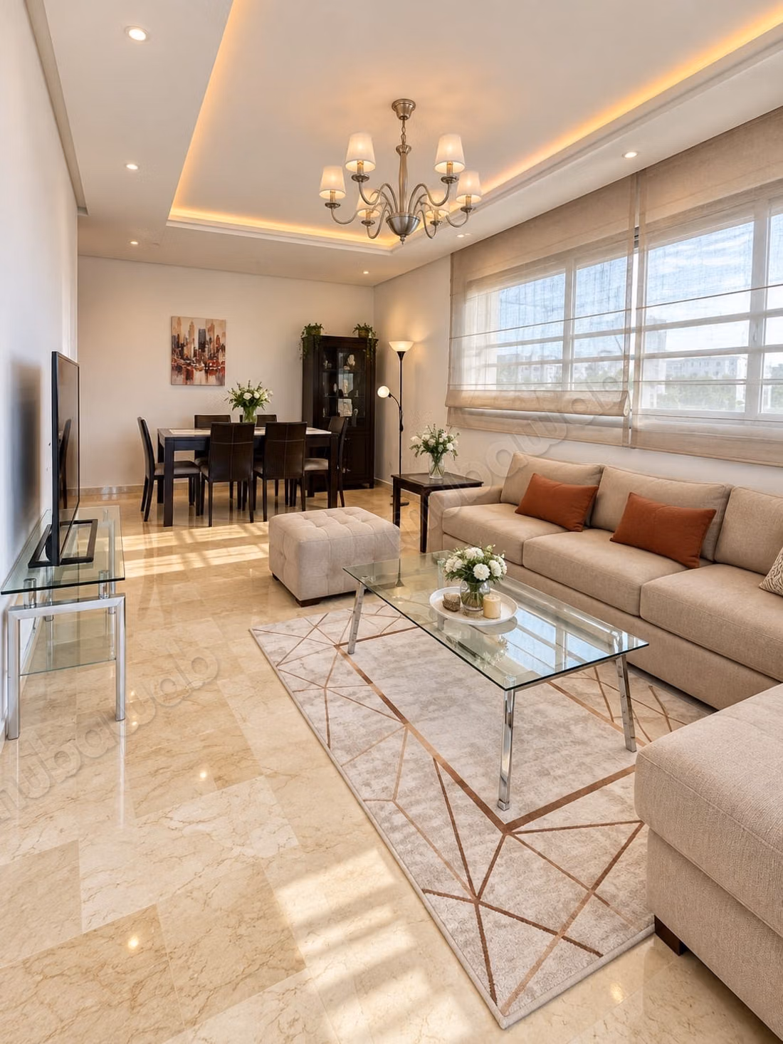 Appartement à louer à Riyad. 3 pièces. Meublé