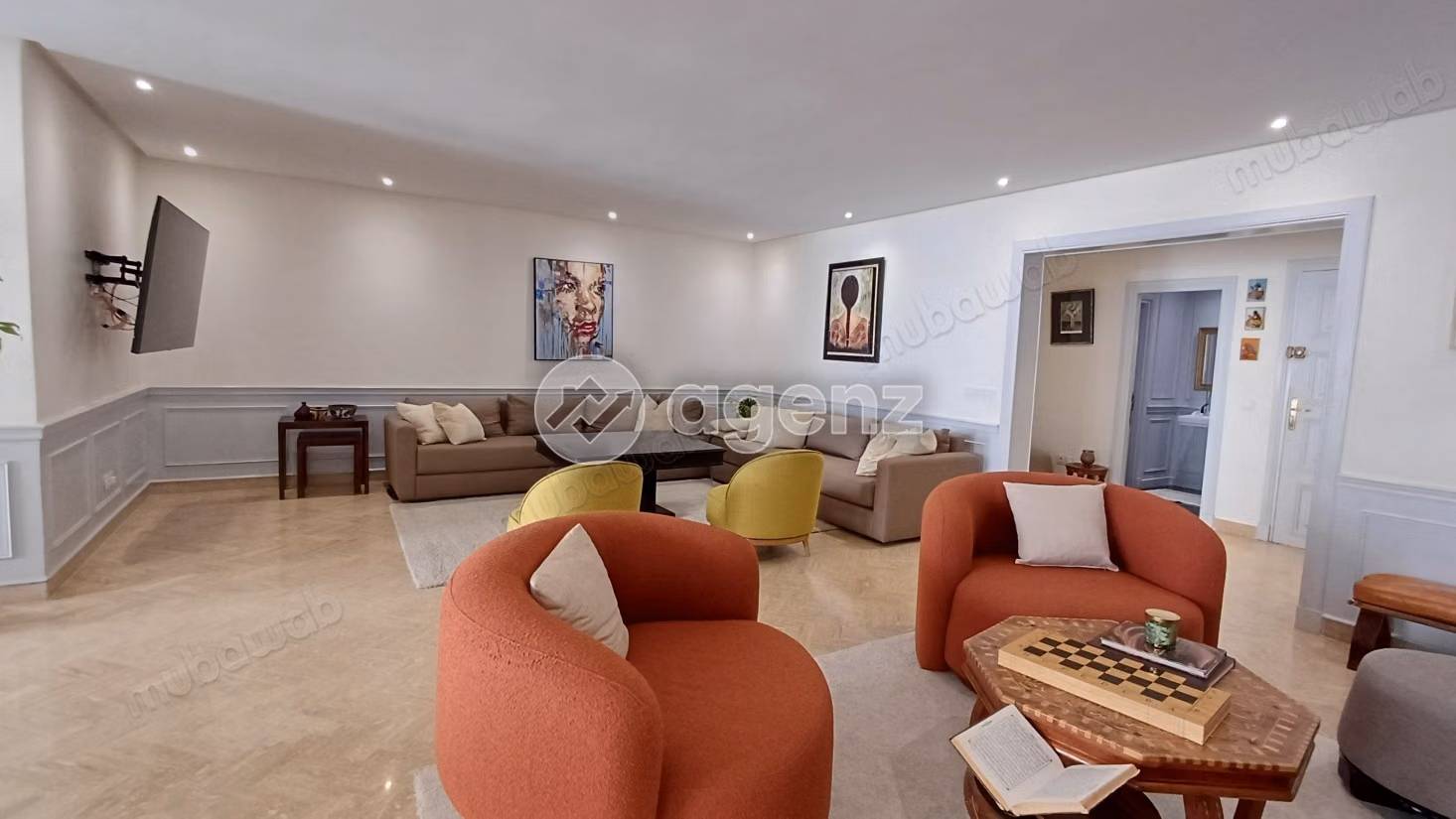Appartement à louer 198 m², 3 chambres Racine Casablanca