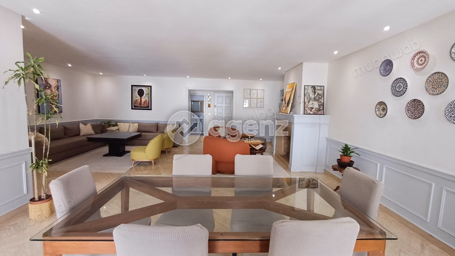 Appartement à louer 198 m², 3 chambres Racine Casablanca