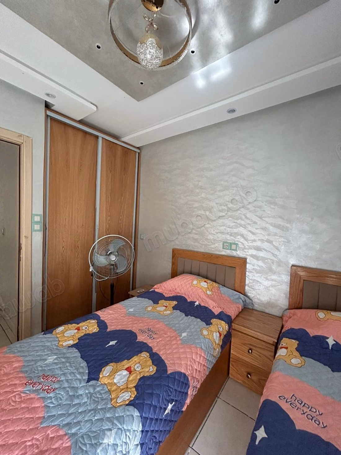 Appartementen te huur aan de Ceutaweg. Totale oppervlakte 55 m². Traditionele Marokkaanse lounge, beveiligde residentie
