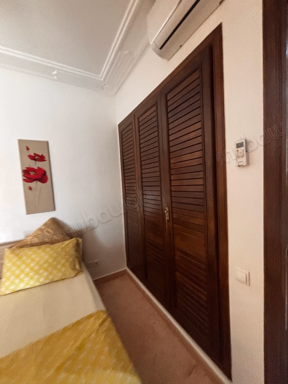 Bel appartement en location à Riad Al Atlas.
Superficie 70 m².
Meublé