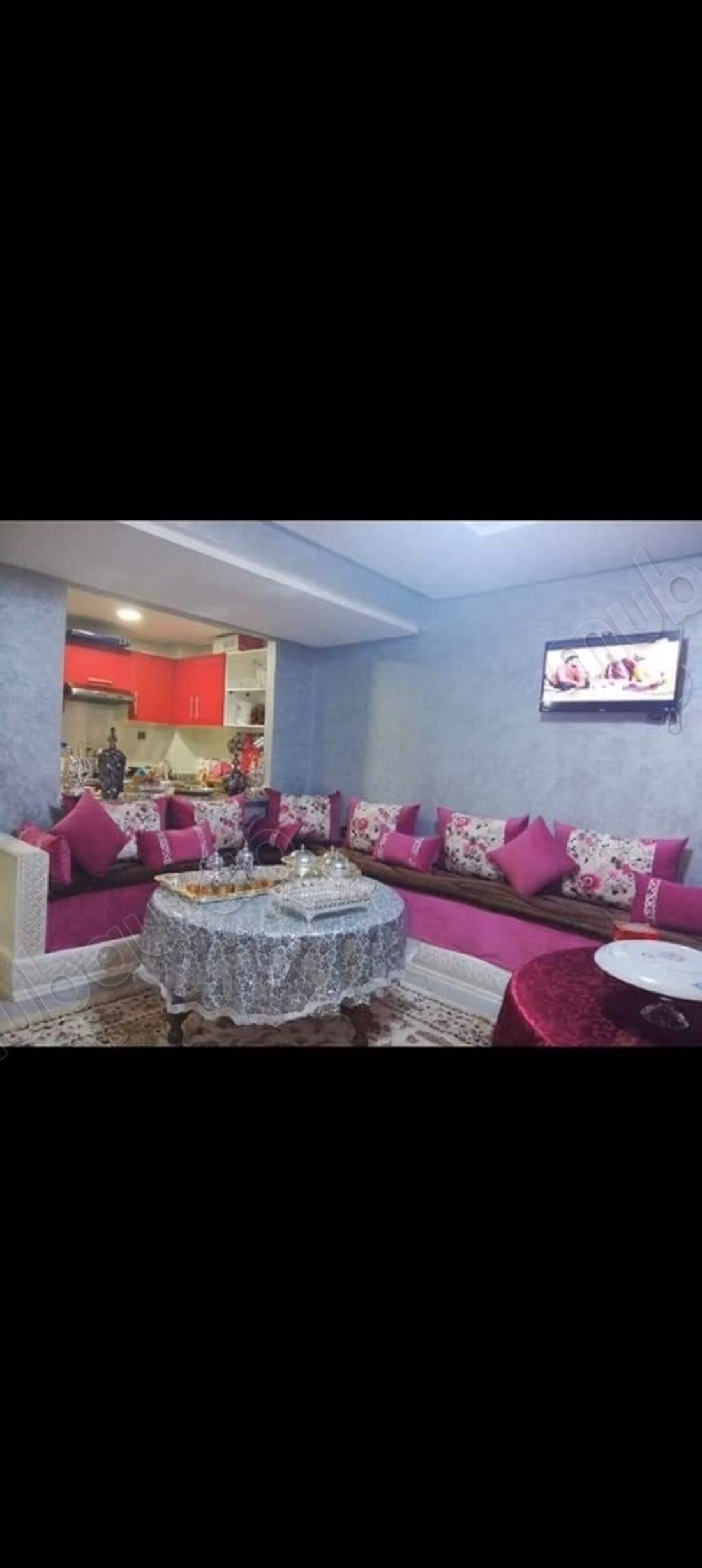 Appartement à louer à hay Salam 
résidence les belles rives Meublé
