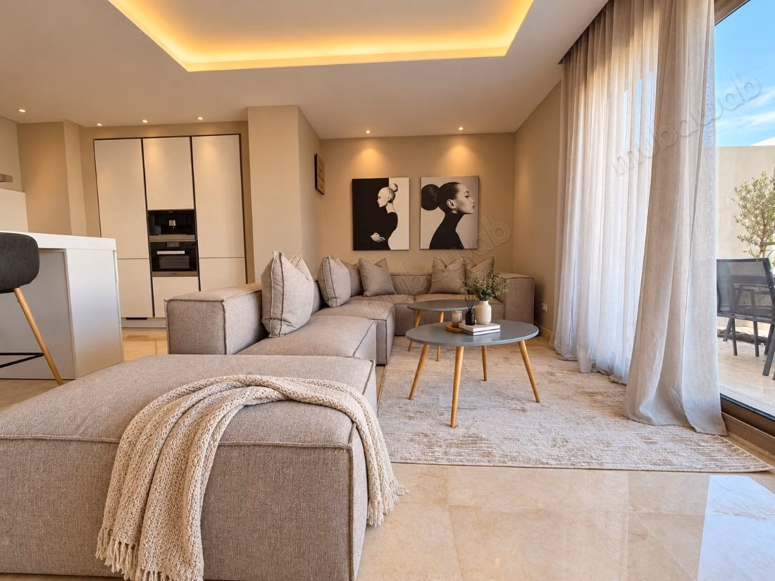 Triangle d'Or/Appartement meublé 125m² 2ch
