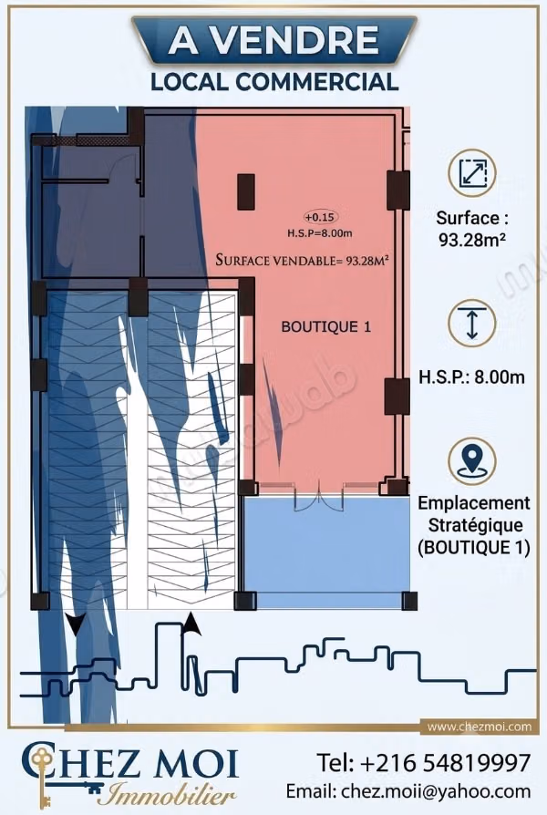 For sale commercial premises at Carthage Garden