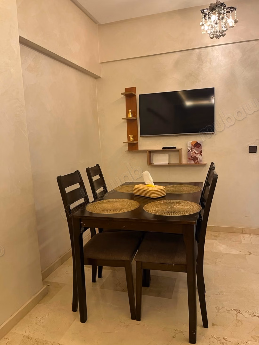 Apartment rental in Marrakech for long term – 2 bedrooms in secured residence with pool and parking